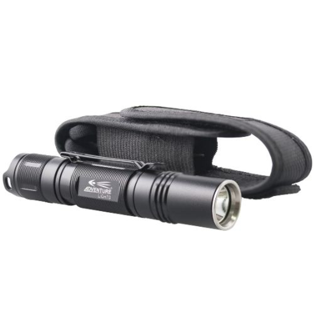 Adventure Lights AL10 Tri Output Flashlight with Strobe and Rechargeable Battery