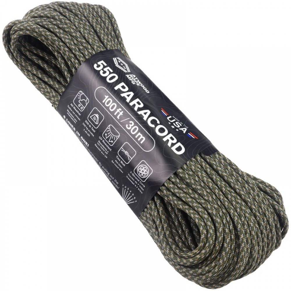 Atwood Rope MFG Premium 550 Paracord - Digital ACU - 100ft 