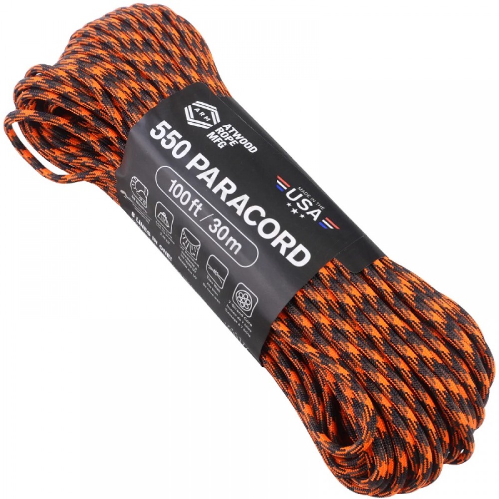 Atwood Rope MFG Premium 550 Paracord - Open Season - 100ft 