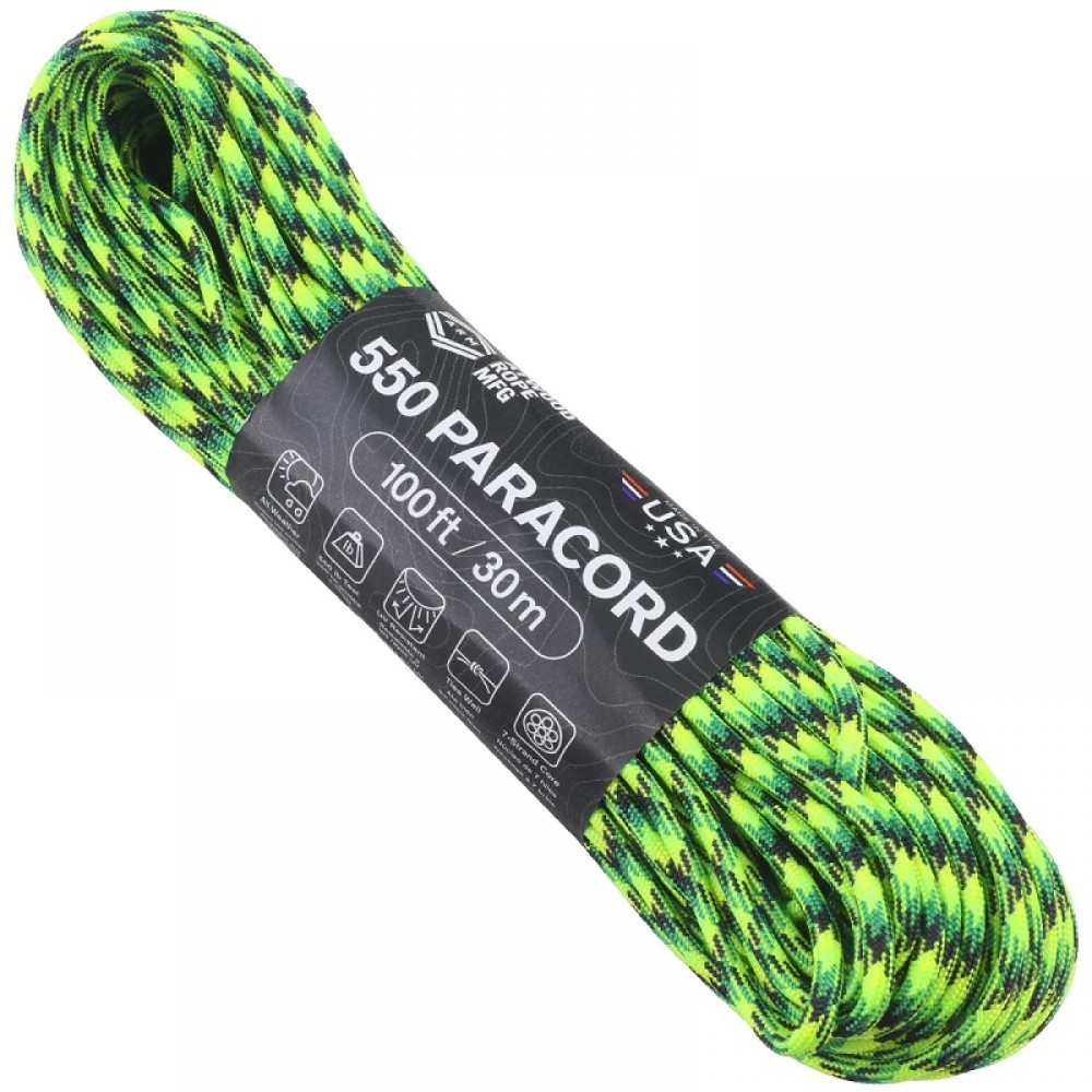 Atwood Rope MFG Premium 550 Paracord - Gecko - 100ft 