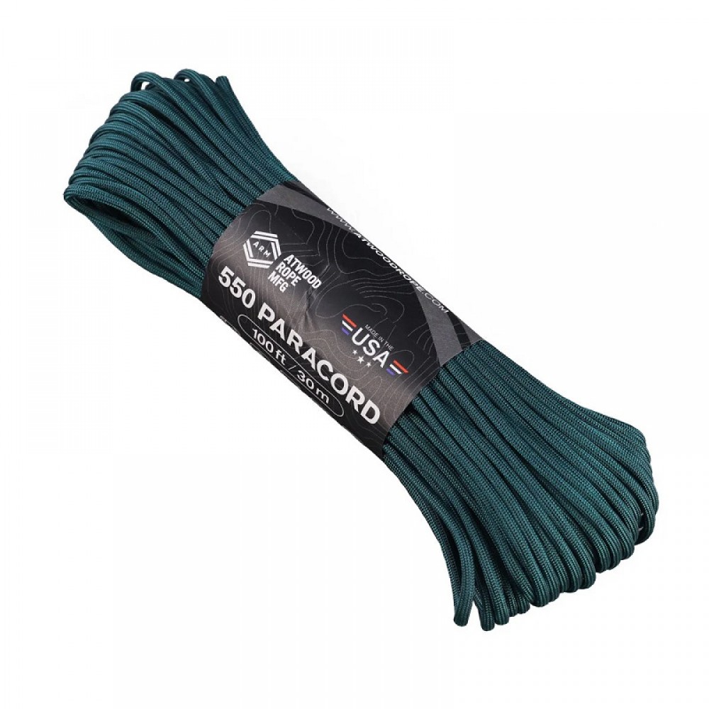 Atwood Rope MFG Premium 550 Paracord - Ivy Green - 100ft 