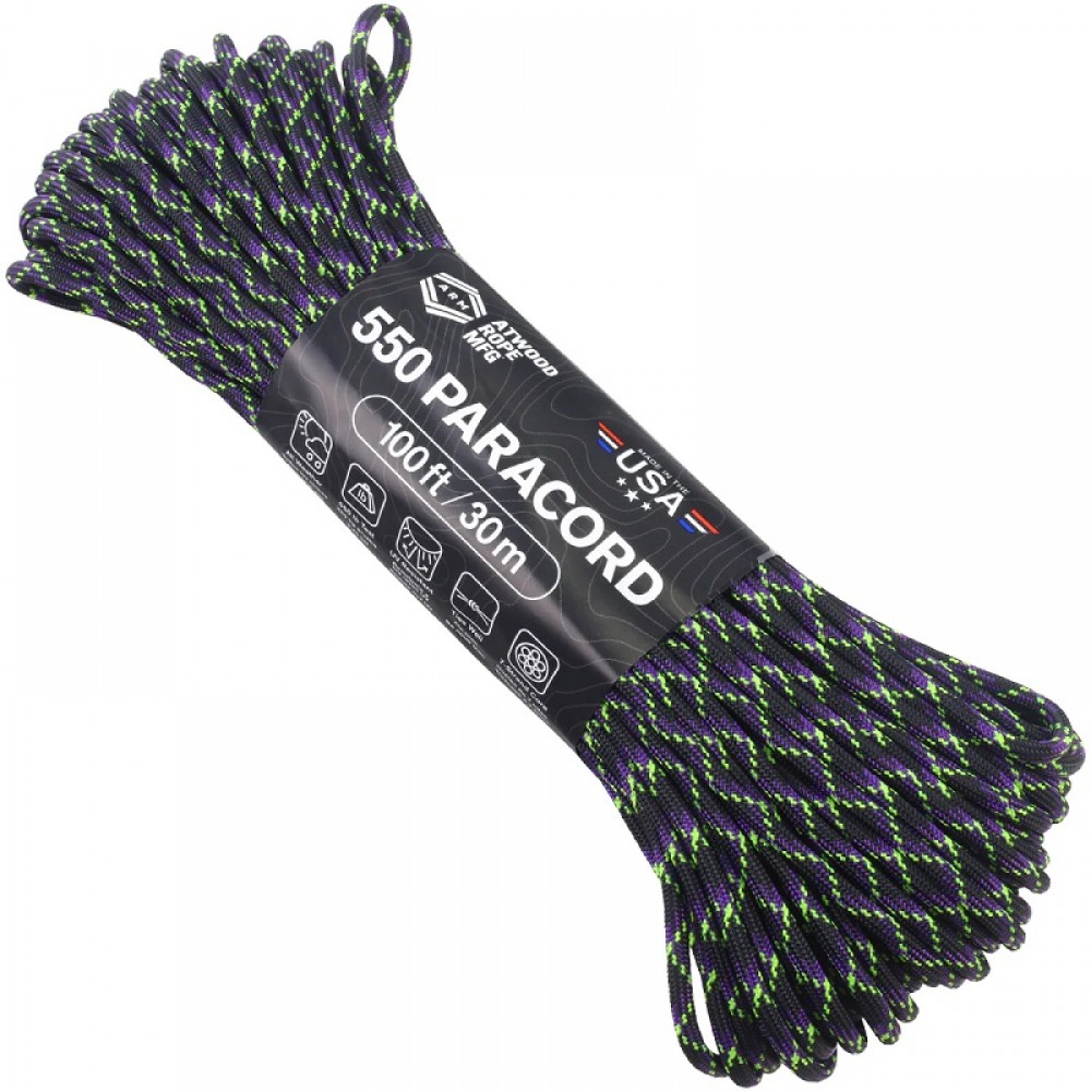 Atwood Rope MFG Premium 550 Paracord - Undead - 100ft 