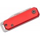 Bear & Son 109RD Keychain UK EDC Folding Knife - 1.5" Blade Red Aluminum Handle