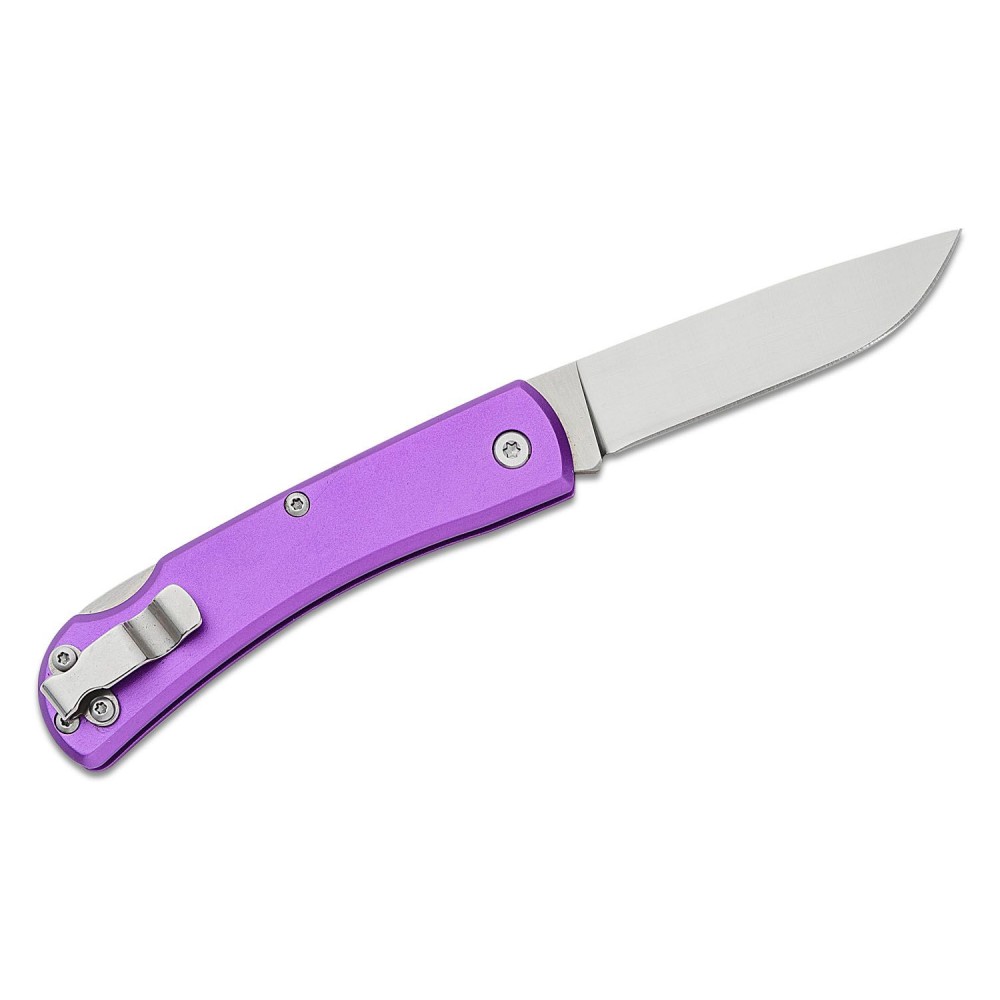 Bear & Son 137LPL Farmhand Lockback Folder - 2.75" Blade Purple Aluminum Handle