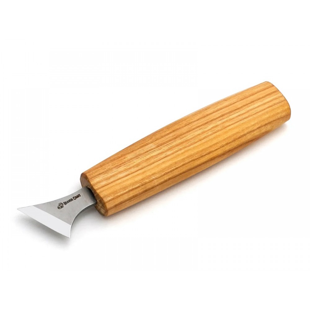 BeaverCraft C10S Geometric Wood Carving Knife - Ashwood Handle