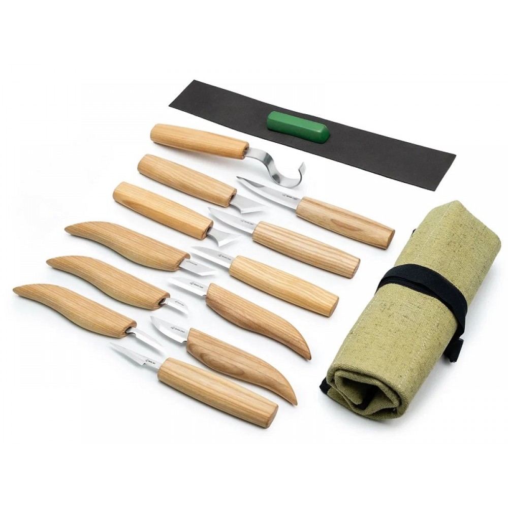 BeaverCraft S10L - 15 Piece Left Handed Wood Carving Set