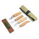 Beavercraft S48L Left Handed Wood Carving Tool Set for Spoon Carving