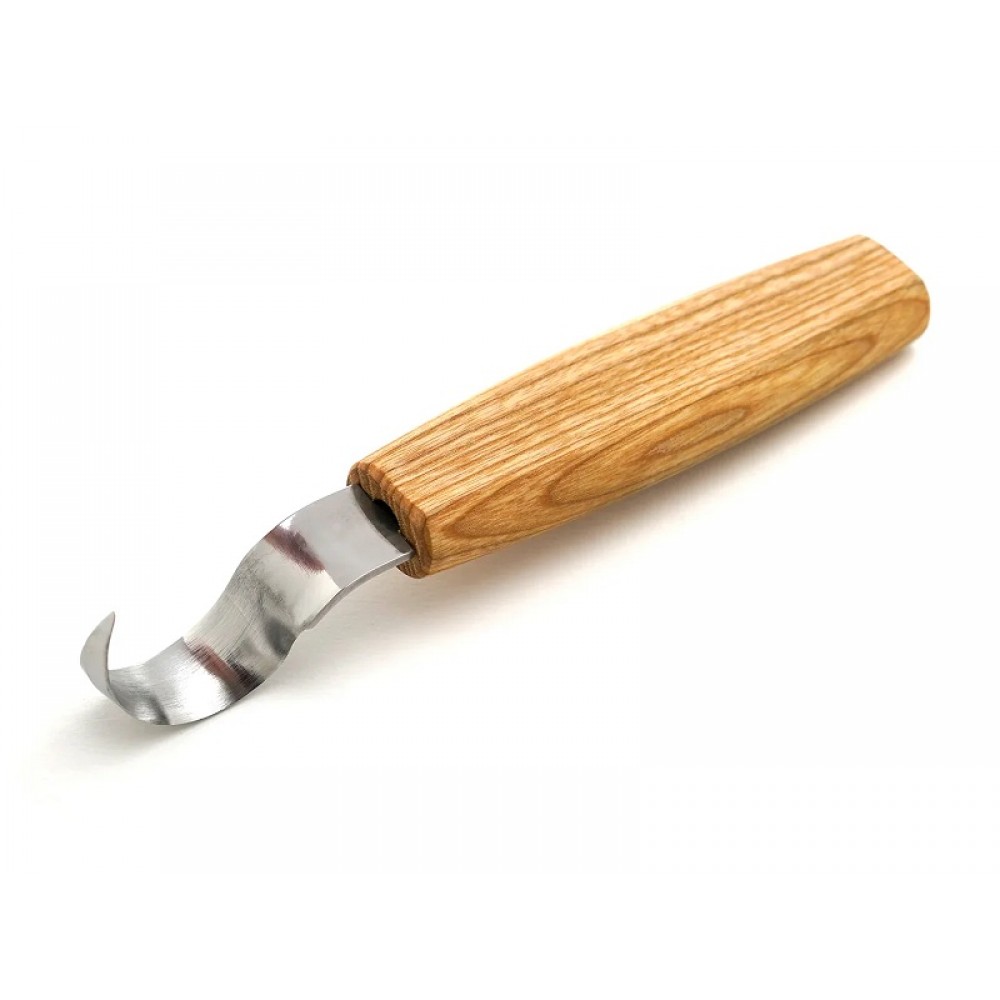 BeaverCraft SK1 Right Handed Hook Wood Carving Knife Ash Handle