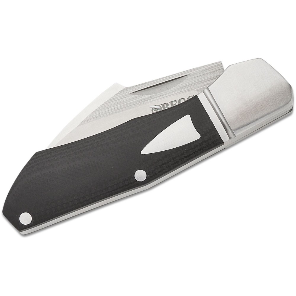 Begg Knives UK EDC Traditional Hawkbill Folding Pocket Knife - 2.375" Blade Stainless Steel Handle