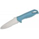 Benchmade 18040S Undercurrent Dive Knife - 4.32" CPM-MagnaCut Blade Depth Blue Santoprene Handle