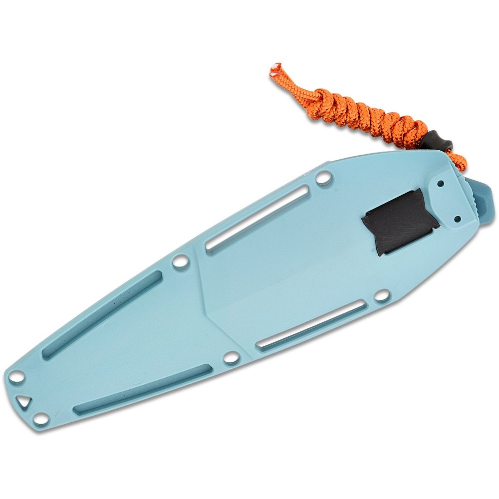 Benchmade 18050 Intersect Fixed Blade Knife - 2.68" CPM-MagnaCut Blade Depth Blue Santoprene Handle