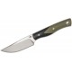 Bestech Heidi Blacksmith #1 Fixed Blade Knife - 3.15" D2 Satin Blade Black/Green G10 Handle