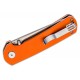 Bestech Sledgehammer Folding Knife - 3" D2 Blade Milled Orange G10 Handle