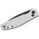 Bestech Bestechman Goodboy Folding Knife - 3.54" D2 Black DLC Blade White G10 Handle