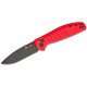 Bestech Bestechman Goodboy Folding Knife - 3.54" D2 Black DLC Blade Red G10 Handle