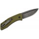 Boker Plus Worldwide 2.0 UK EDC Knife - 2.5" 440C Black Stonewashed Blade OD Green G10 Handle