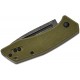 Boker Plus Worldwide 2.0 UK EDC Knife - 2.5" 440C Black Stonewashed Blade OD Green G10 Handle