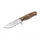 Boker Walnut Drop Fixed Blade Knife - 4.25" 440A Blade Walnutwood Handle