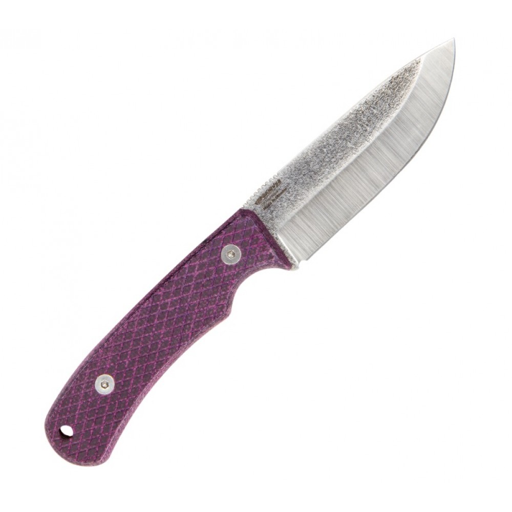 BPS Knives Beta - 3.9" D2 Blade Purple Micarta Handle