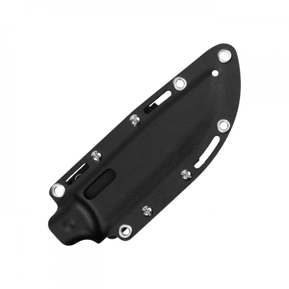 BPS Knives SH Raven Black ABS Sheath with Tek-Lok