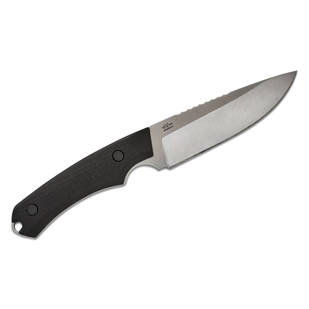 Buck 663 Alpha Guide Elite Fixed Blade Knife - 4.5" MagnaCut DP Blade Black G10 Handle