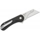 CIVIVI Elementum Utility Button Lock Knife - 2.26" 6Cr Replaceable Utility Blade, Black Aluminum Handle