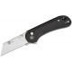 CIVIVI Elementum Utility Button Lock Knife - 2.26" 6Cr Replaceable Utility Blade, Black Aluminum Handle