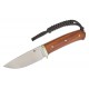 CIVIVI Cloud Peak Fixed Blade Knife - 4.6" Nitro-V Blade Contoured Guibourtia Wood Handle