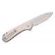 CIVIVI Elementum Knife - 2.96" D2 Satin Blade Ivory Frag G10 Handle Liner Lock