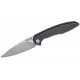 CJRB Centros Folding Knife - 3.54" D2 Stonewashed Blade Carbon Fibre Handle