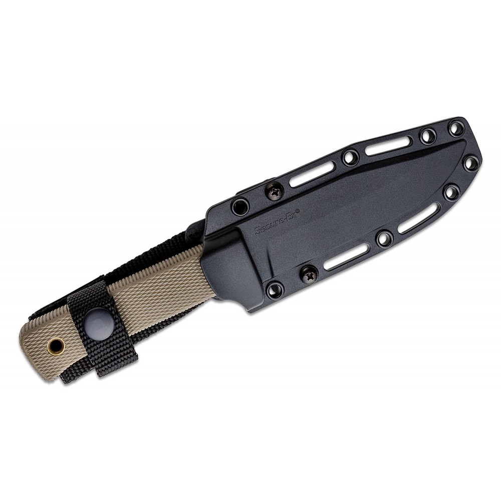 Cold Steel SRK Compact Survival Rescue Knife - Black Blade FDE Kray-Ex Handle