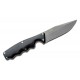 Condor Credo Fixed Blade Knife - 3.53" Blade Black Paper Micarta Handle