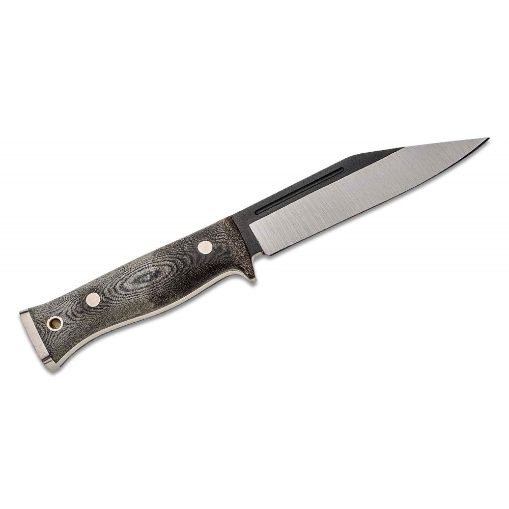 Condor Sigrun Fixed Blade Knife - 5.63" 1075 Carbon Steel Seax Micarta Handle