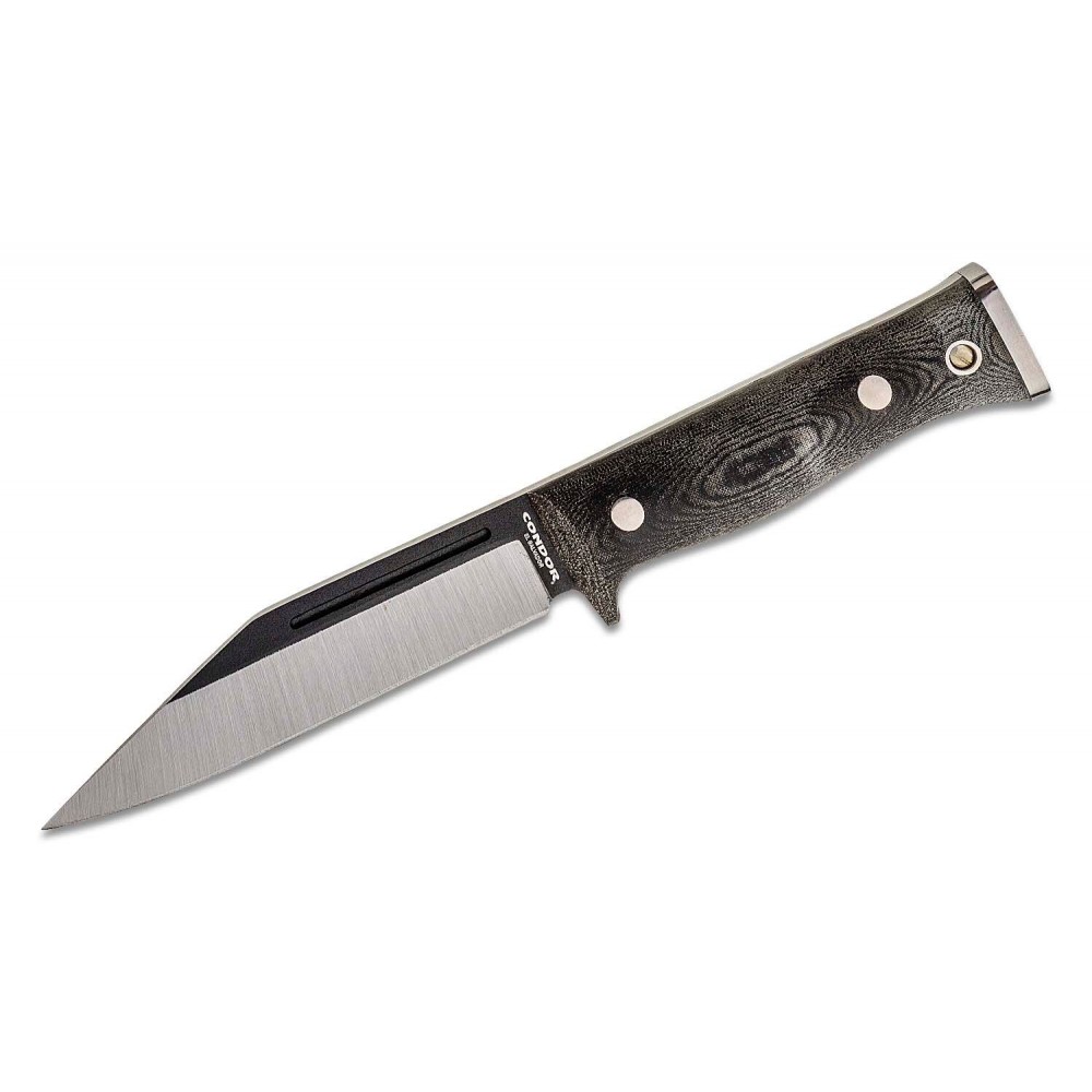 Condor Sigrun Fixed Blade Knife - 5.63" 1075 Carbon Steel Seax Micarta Handle