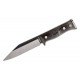 Condor Sigrun Fixed Blade Knife - 5.63" 1075 Carbon Steel Seax Micarta Handle