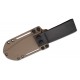 Condor Fighter Knife - 4.91" Carbon Steel Black Blade Tan Polypropylene Handle