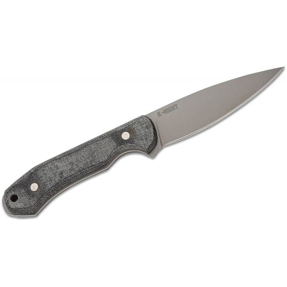 Condor K-Night Knife - 4.27" 14C28N Blasted Satin Blade Micarta Handle