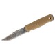 Condor Bushglider Fixed Blade Knife - 4.2" Carbon Steel Blade Desert Tan Handle and Sheath