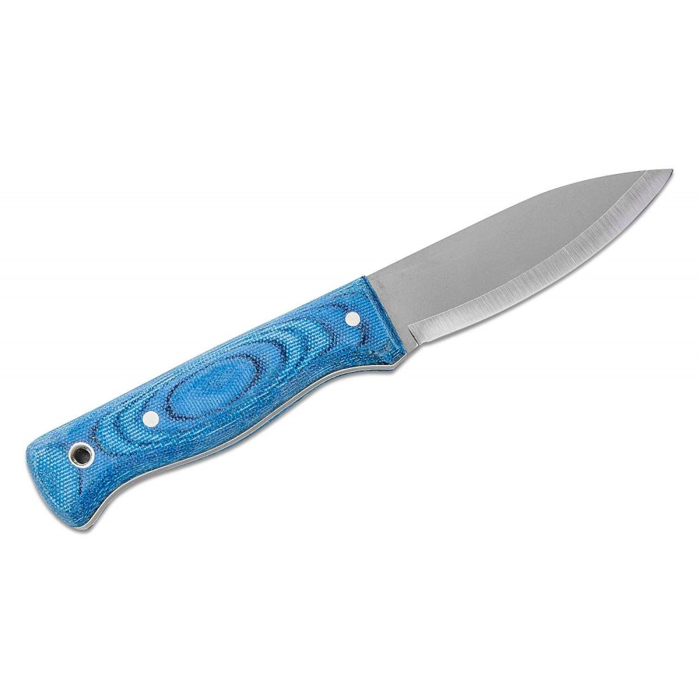 Condor Aqualore Fixed Blade Knife - 4.3" Blade Blue Micarta Handle