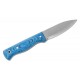 Condor Aqualore Fixed Blade Knife - 4.3" Blade Blue Micarta Handle