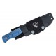 Condor Aqualore Fixed Blade Knife - 4.3" Blade Blue Micarta Handle