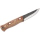 Condor Trivittata Puukko Knife - 3.47" 1095 Carbon Steel Blade Natural Micarta Handle