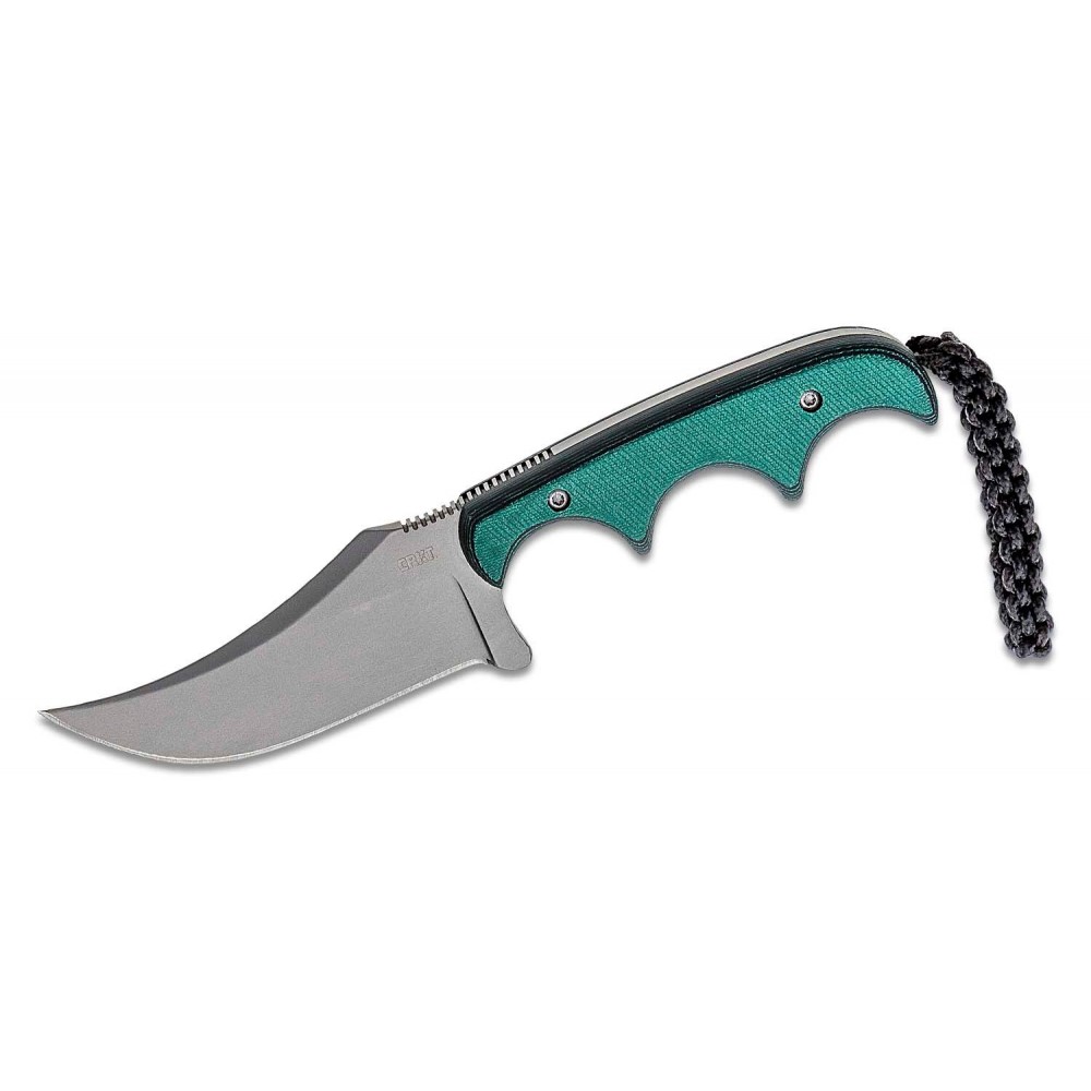 CRKT 2379 Minimalist Persian Fixed Blade Knife - 2.76" Blade Polished Resin Infused Fiber Handle