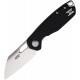 Ganzo Firebird Linerlock Black - 2.63" Wharncliffe D2 Blade, Black G10 Handle