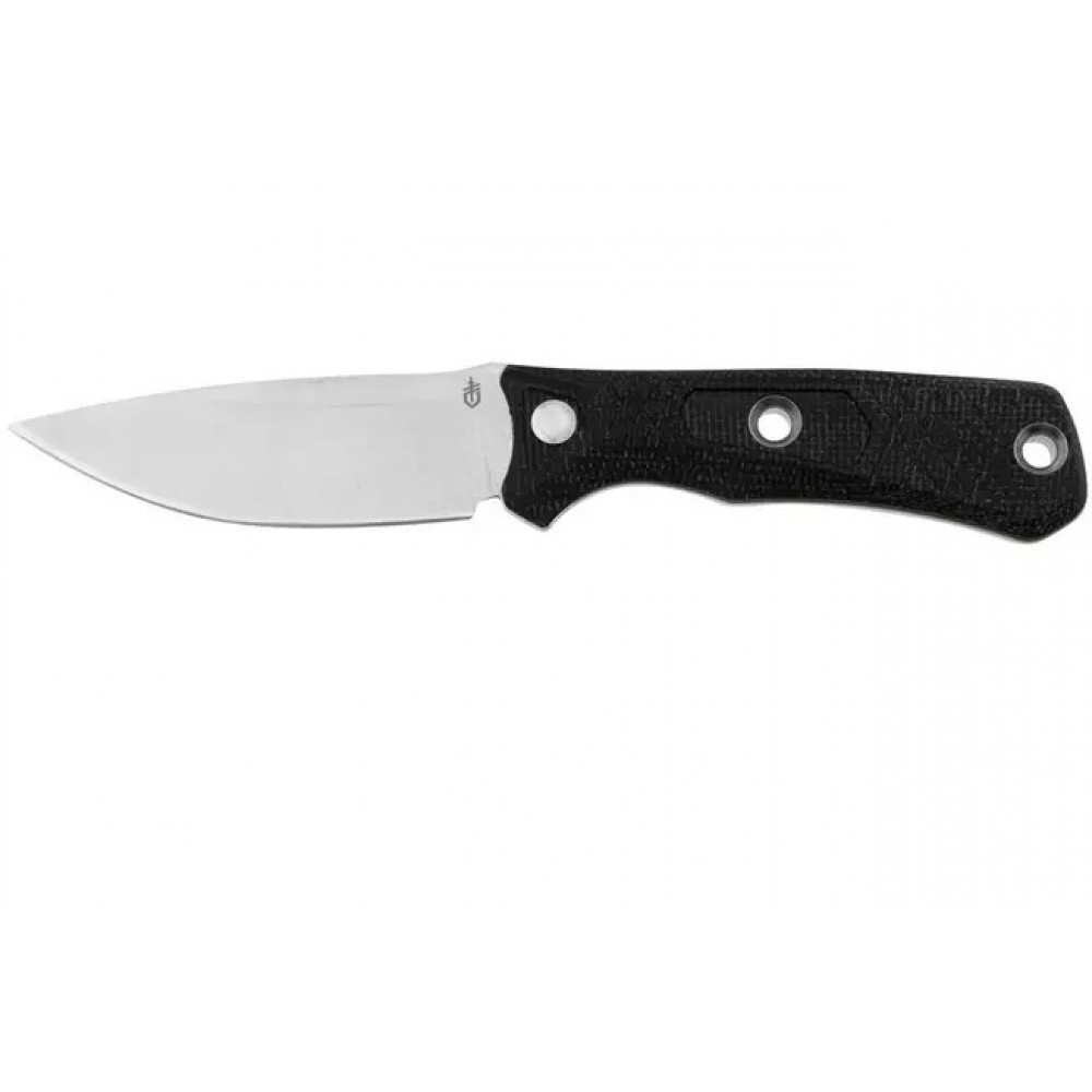 Gerber Convoy Fixed Blade Knife - 3.9" 440A Blade, Morel Brown Micarta Handle GFN Sheath