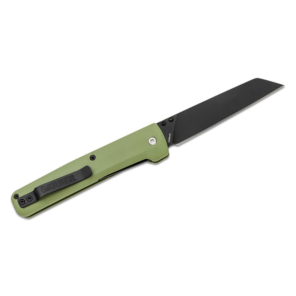 Gerber Pledge Folding Knife - 3.7" Blade Lichen Green Handle Special Offer