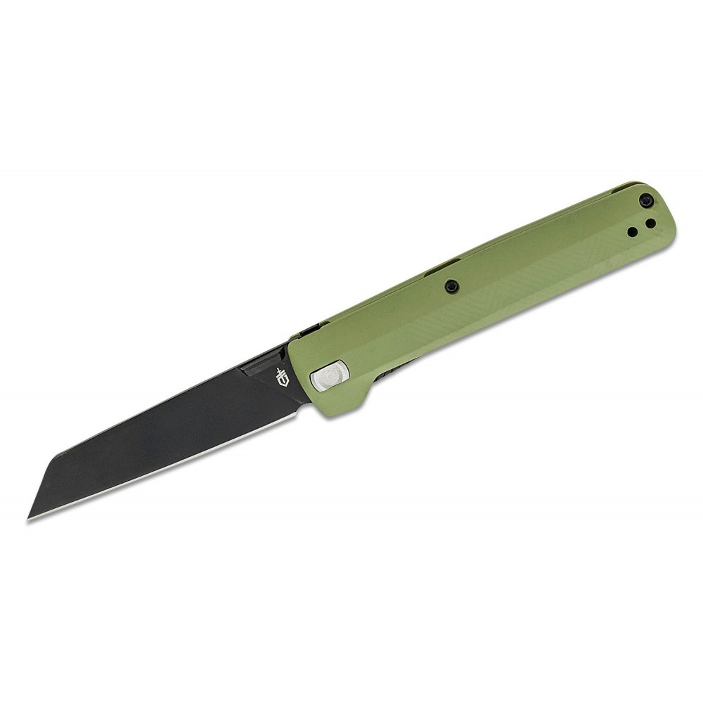 Gerber Pledge Folding Knife - 3.7" Blade Lichen Green Handle