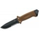 Gerber LMF II Infantry Fixed Combat Knife 4.84" Black Combo Blade Coyote Brown Handle MOLLE Compatible Sheath