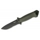 Gerber LMF II Infantry Fixed Combat Knife 4.84" Black Combo Blade Green Handle MOLLE Compatible Sheath