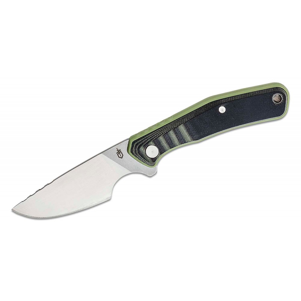 Gerber Downwind Caper Fixed Blade Knife - 3.46" Blade Black Grey Handle - Special Offer